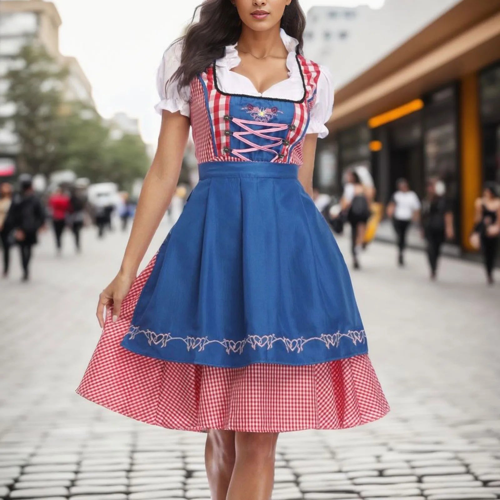 Zwillia | Damen Dirndl Oktoberfest Kleid