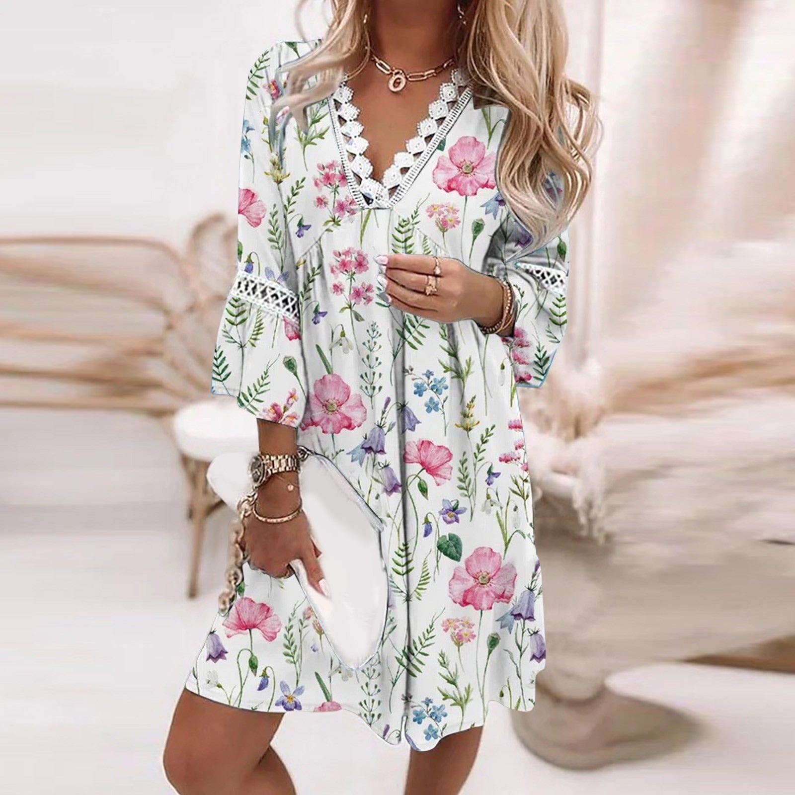 Solstice | Breezy Blooms Sommer Damen kleid