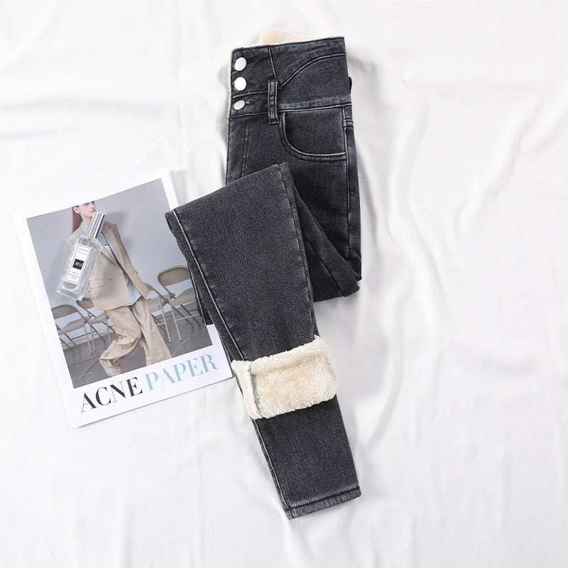 Winter-thermohose für frauen