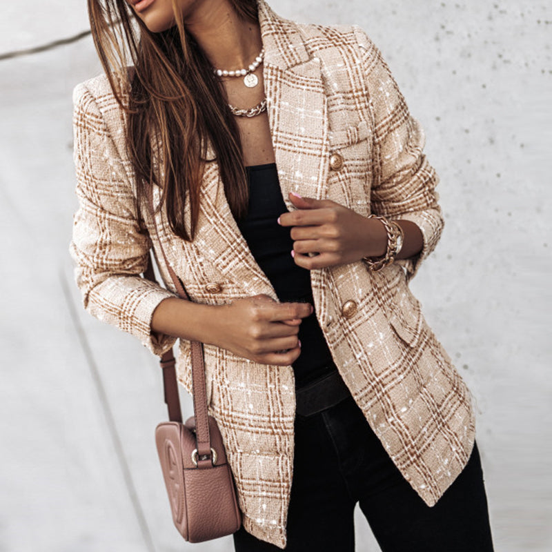 Tove - Schicker Karo-Blazer