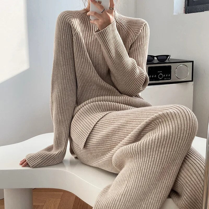 Bianca - Zweiteiliges Strickset für Damen