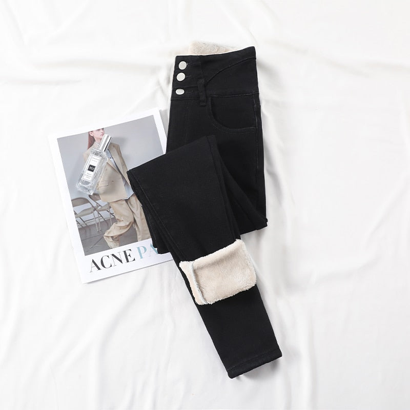 Winter-thermohose für frauen