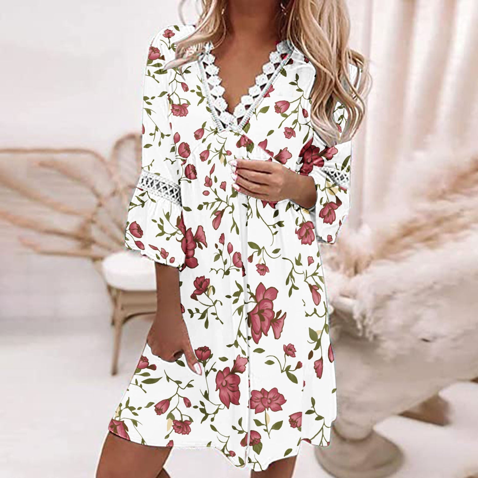 Solstice | Breezy Blooms Sommer Damen kleid