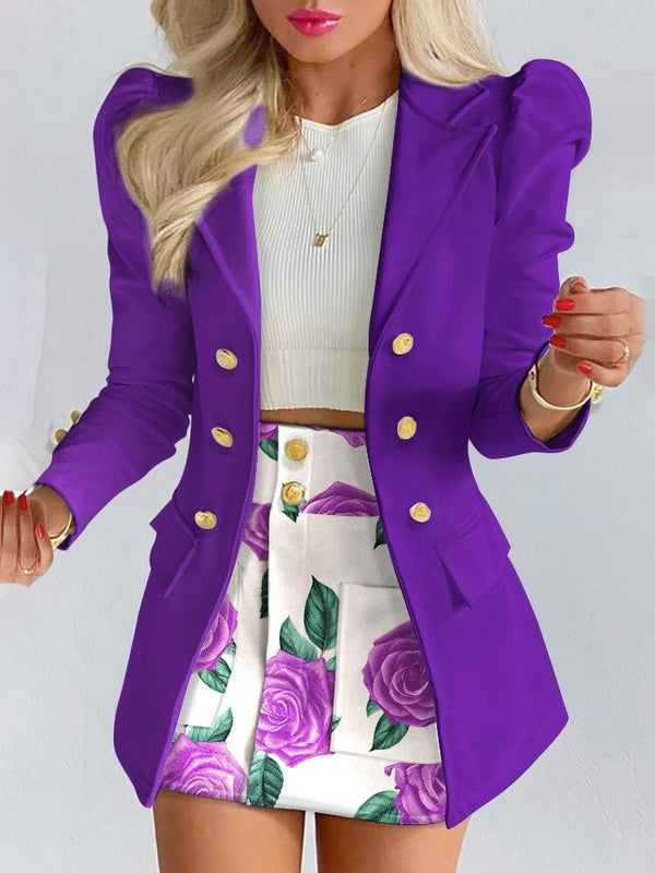 Deva - Elegantes Blazer- und Rock-Set