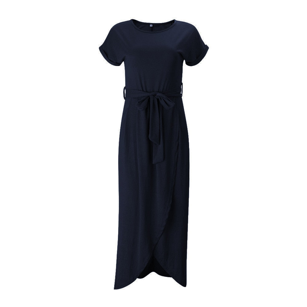 Maike - Maxi Kleid - Schlitz