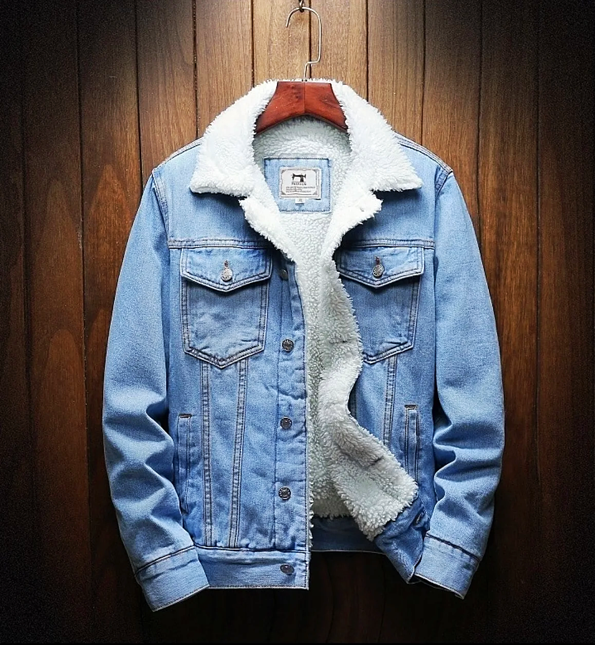 Wilbur - Jeansjacke Trendiger Denim