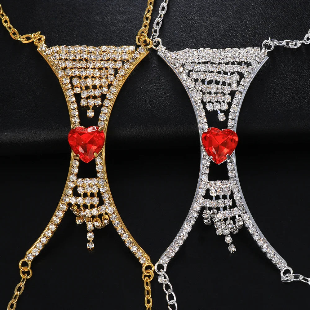 RASIMA™ | ELEGANT CRYSTAL CHEST CHAIN