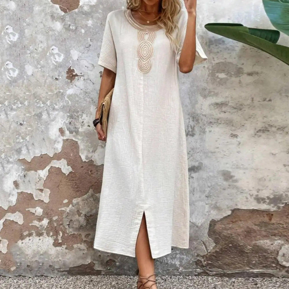 Traudl | Damen Einfarbiges Kleid