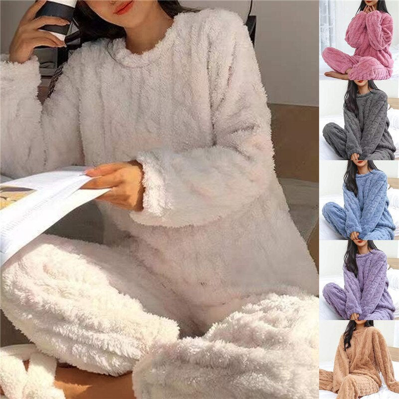 Patricia - Damen-Pyjama aus Fleece für himmlischen Schlaf