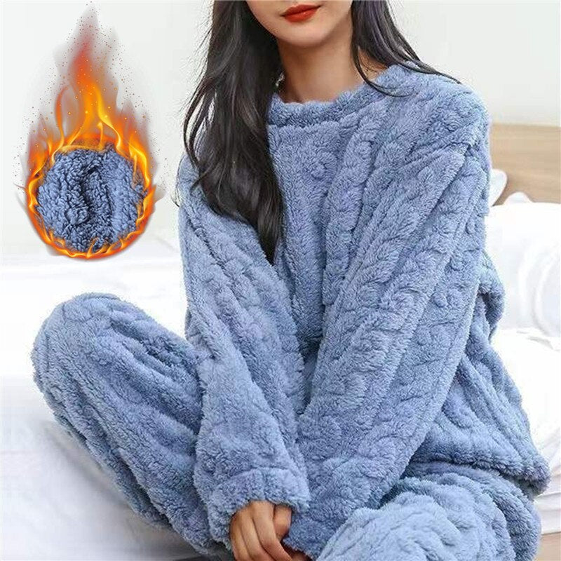 Patricia - Damen-Pyjama aus Fleece für himmlischen Schlaf