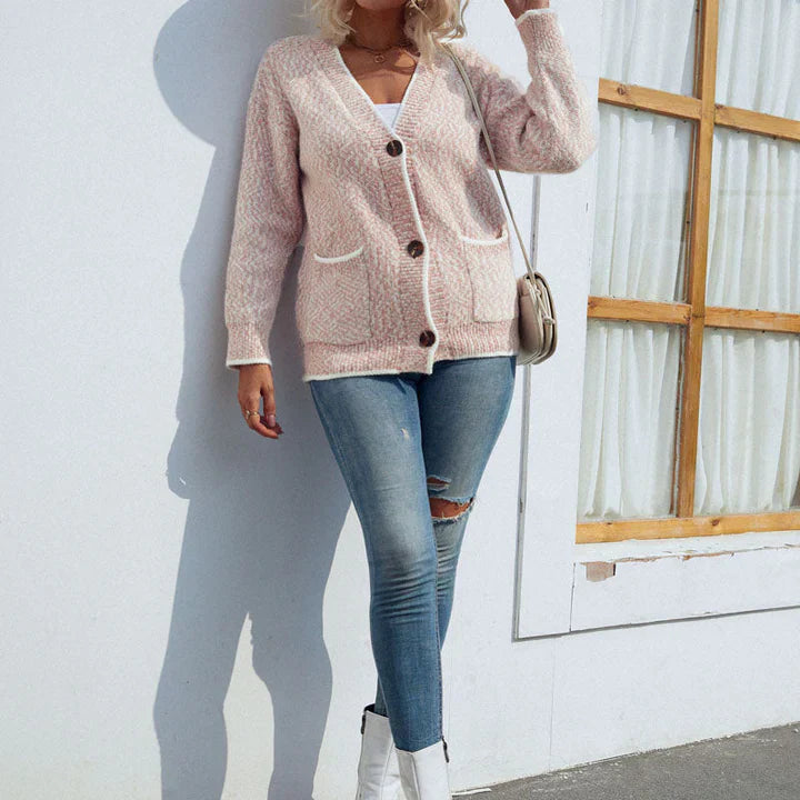 Stella Marie Cardigan | Weiche Strickjacke mit Knöpfen für Damen