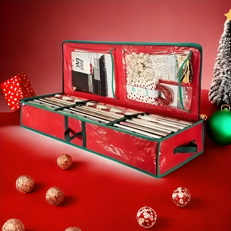 WrapKeeper | Platzsparender Geschenkpapier-Organizer