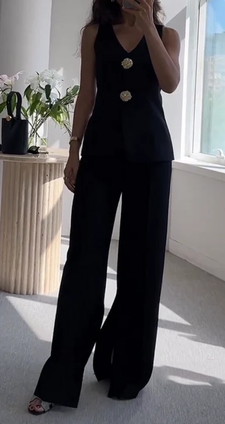 Monikana | Damen Oben-unten-Chic-Set