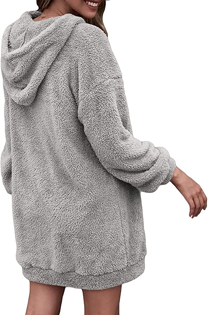 Vera Comfy Hoodie | Bequemer weicher Fleecepullover für Frauen