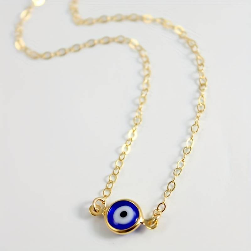 Zahara - Blaue Evil Eye Vintage Halskette