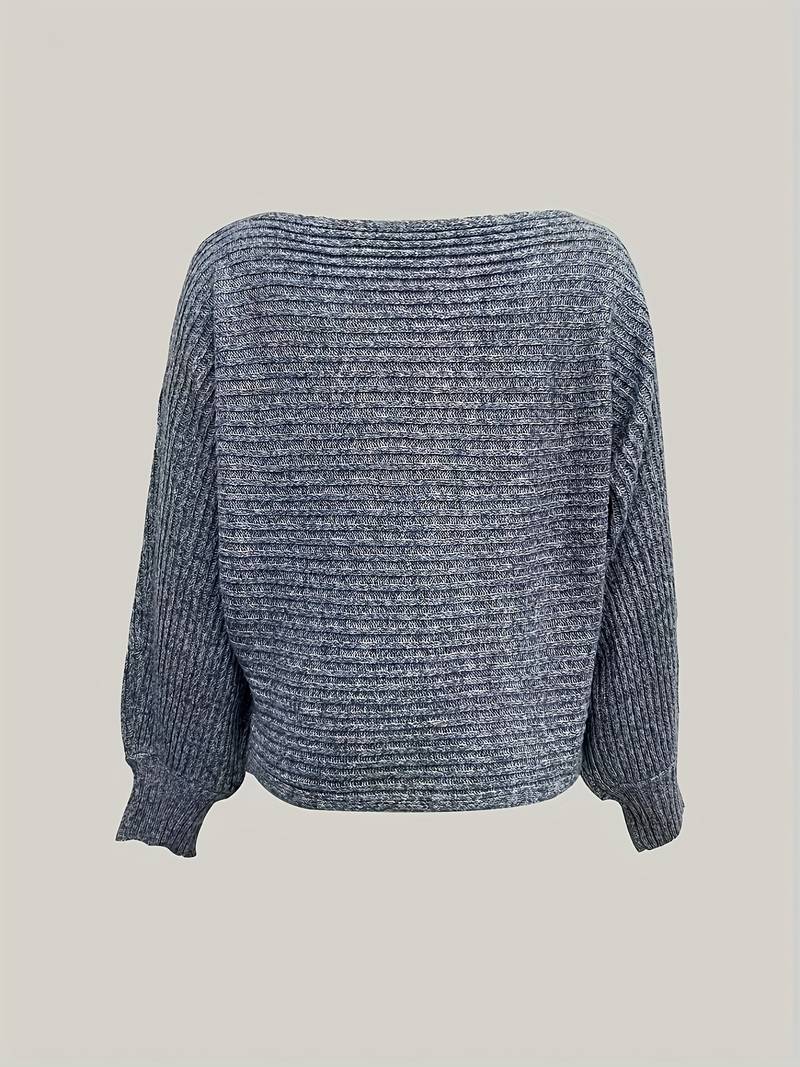 Renata – One-Shoulder Strickpullover für Damen