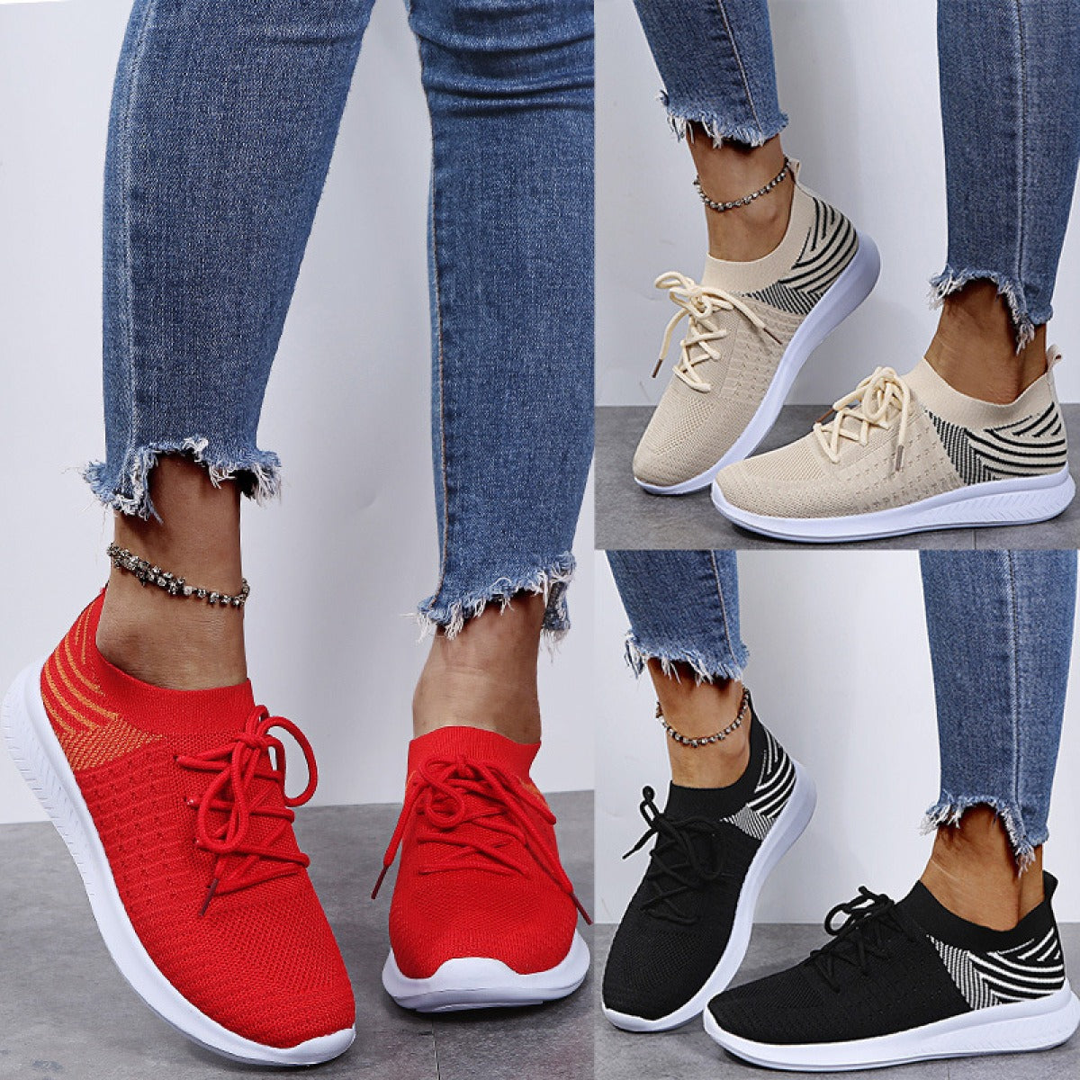 Clancy - Atmungsaktive Turnschuhe aus Mesh-Gewebe