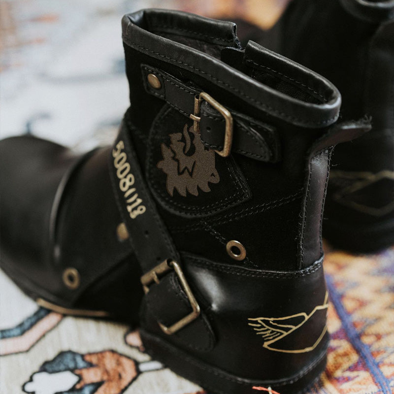 【Kostenloser Versand】 – Western-Lederstiefel im Cowboy-Stil für Herren