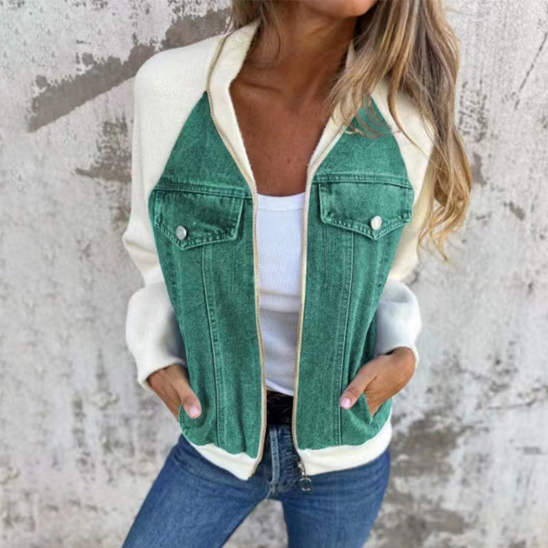 Sommerschlussverkauf Neue Produkte 54 % Rabatt🍃🔥Neue modische kreative Denim-Spleißjacke für Damen