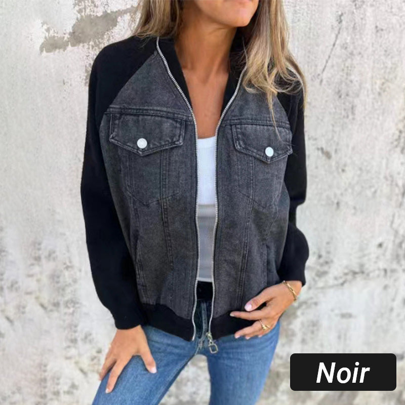 Sommerschlussverkauf Neue Produkte 54 % Rabatt🍃🔥Neue modische kreative Denim-Spleißjacke für Damen