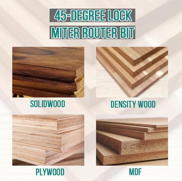 WoodCarver | 45° Gehrungsfräser für perfekte Holzverbindungen