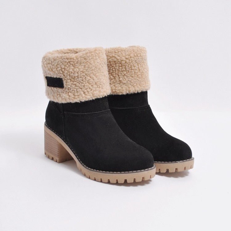 Shayla - Warme Winterstiefel mit markantem Absatz