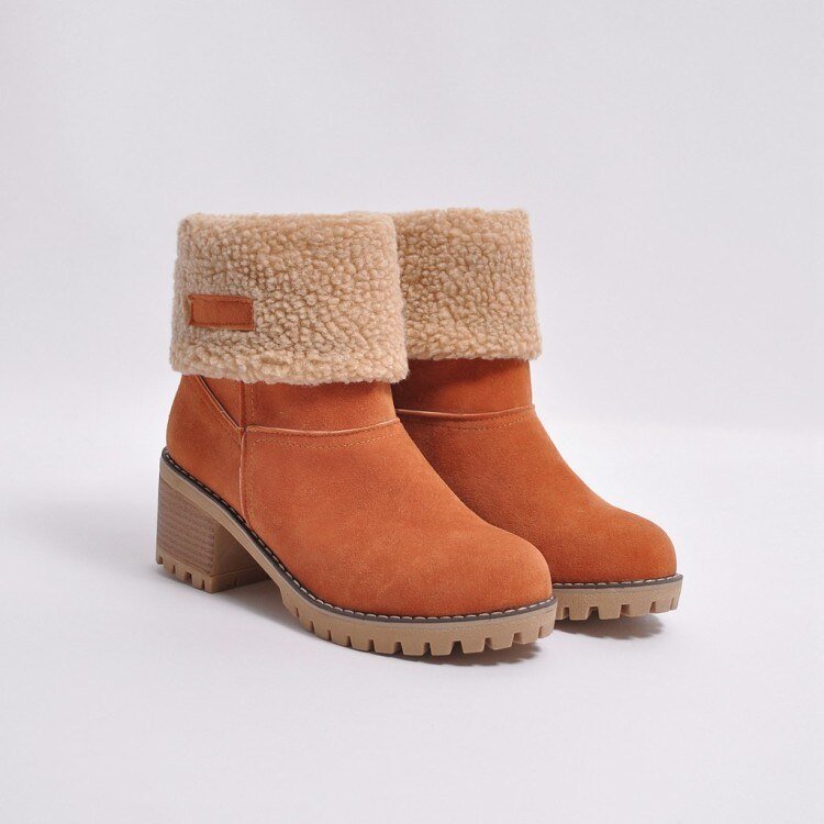 Shayla - Warme Winterstiefel mit markantem Absatz