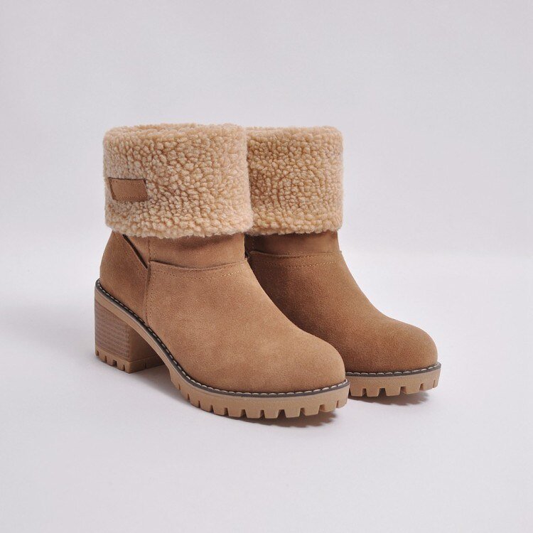 Shayla - Warme Winterstiefel mit markantem Absatz