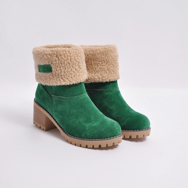 Shayla - Warme Winterstiefel mit markantem Absatz