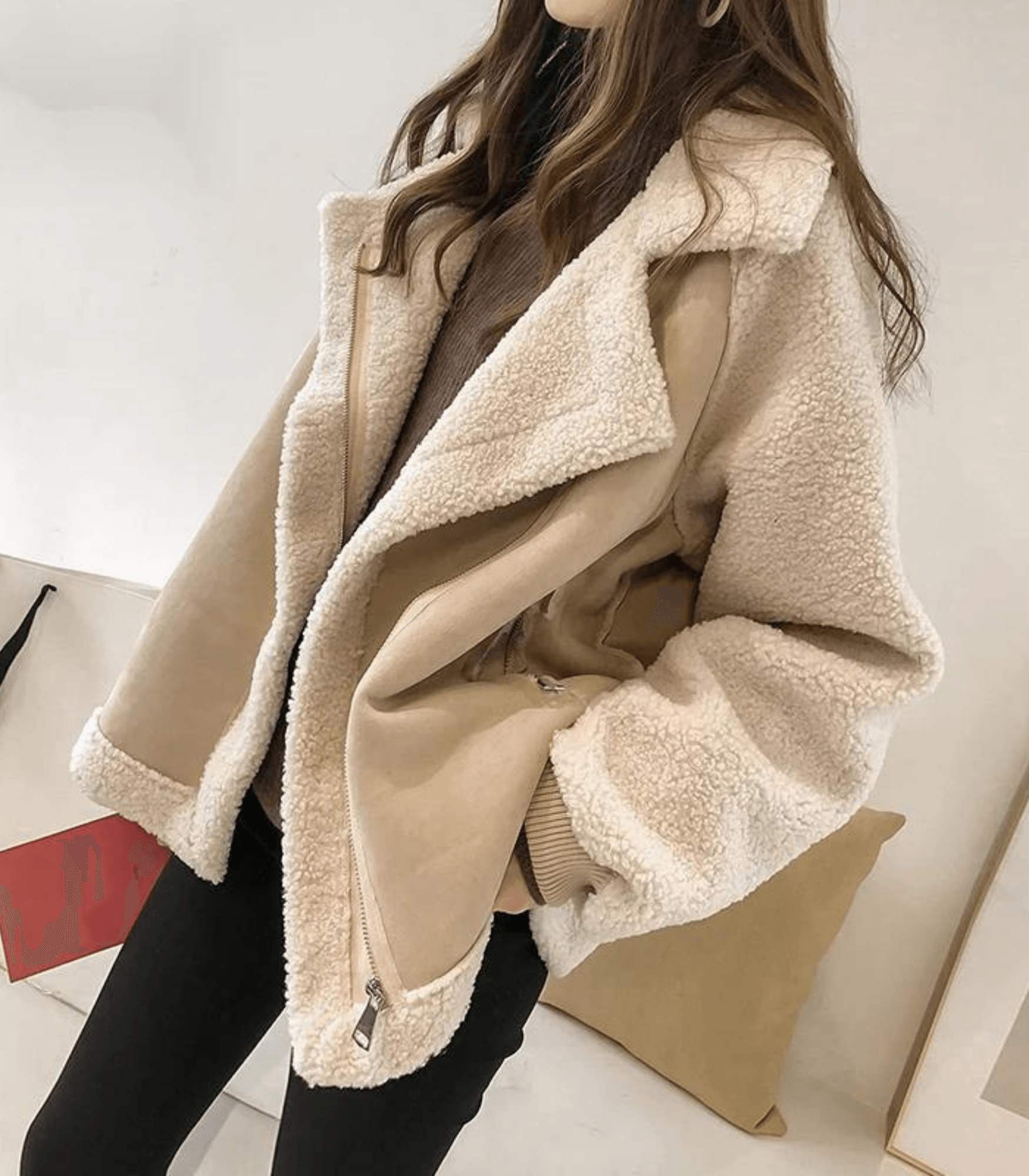 Lammy Jacke | Winter-Lammfellmantel für Damen